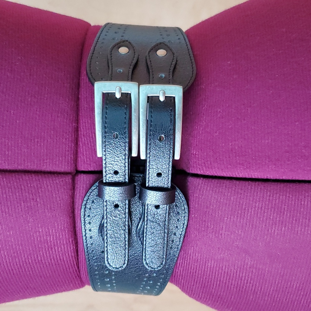 Anthropologie women black belt